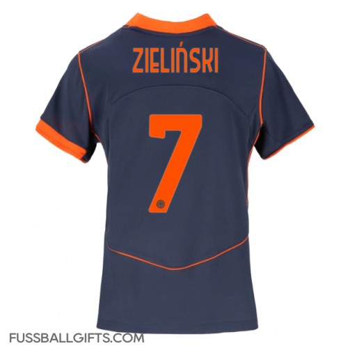 Inter Milan Piotr Zielinski #7 Fußballbekleidung 3rd trikot Damen 2025-26 Kurzarm